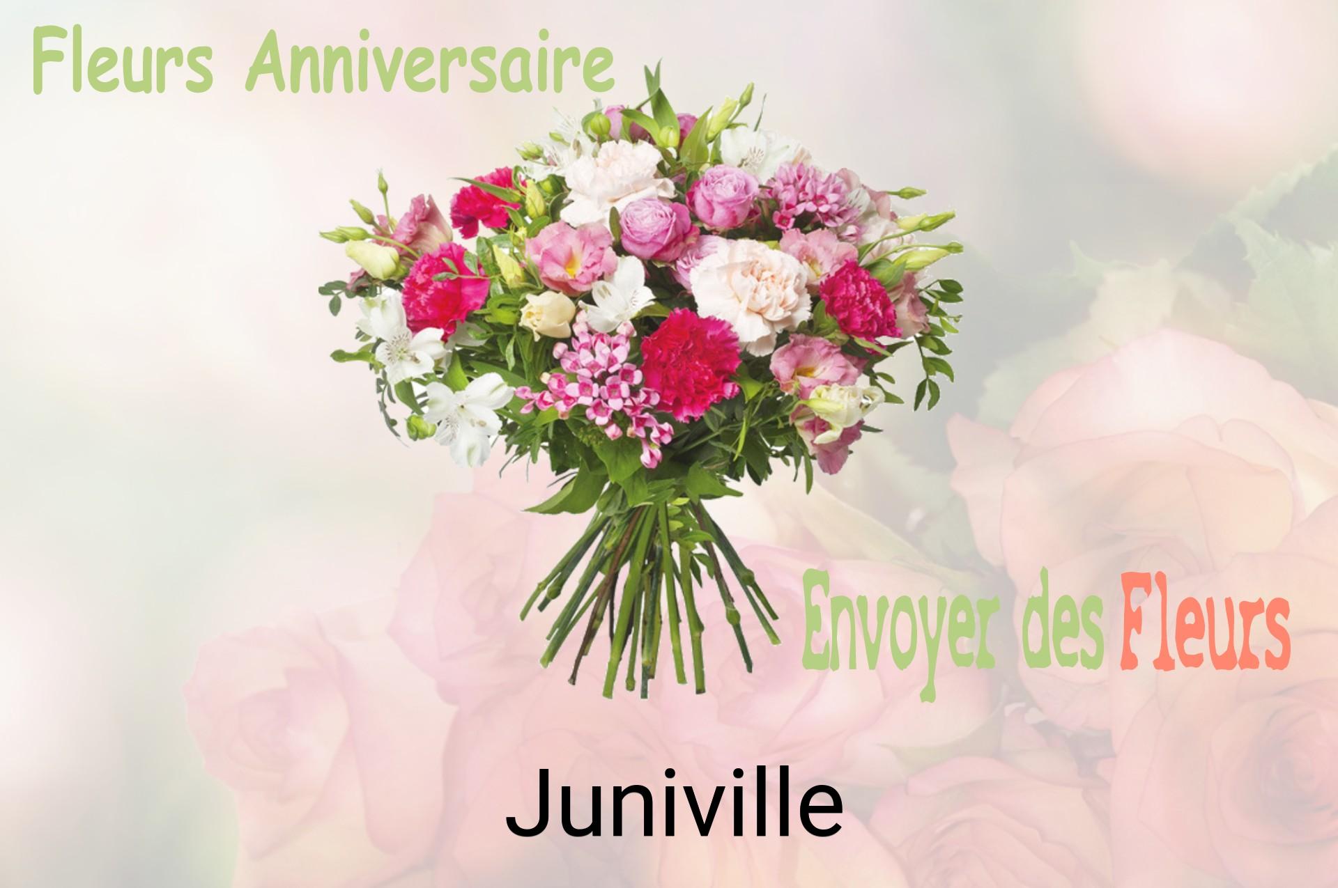 Bouquet de fleurs d’anniversaire livré à Juniville