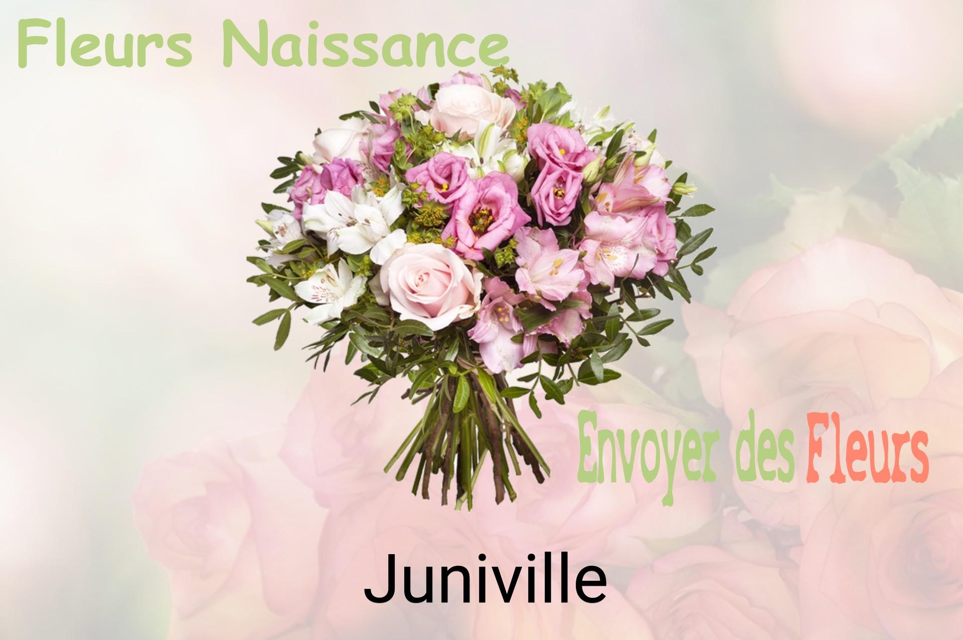 Bouquet de fleurs de naissance livré à Juniville